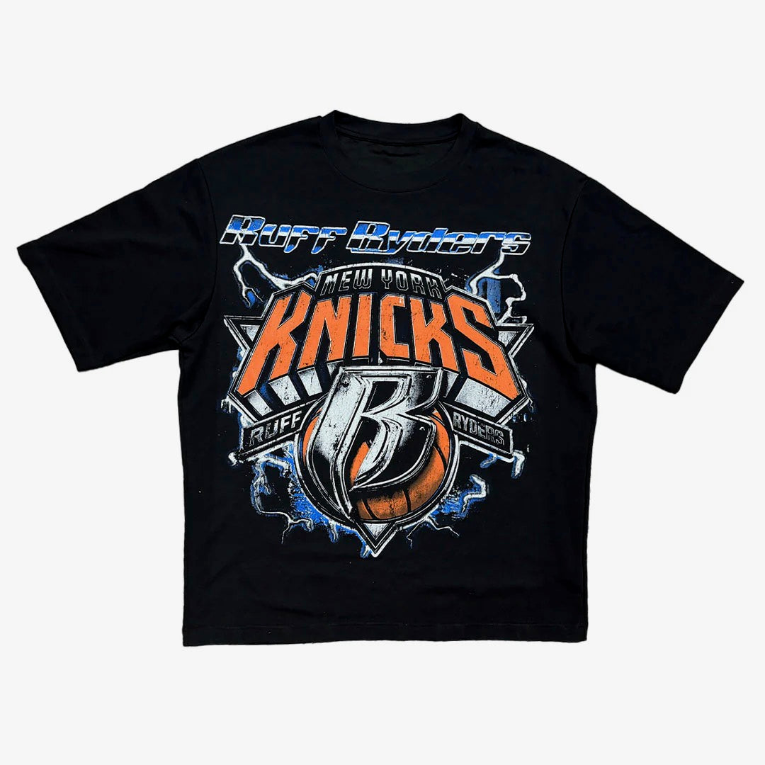 Ruff Ryders x NY Knicks T-Shirt - Black