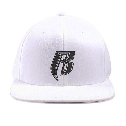 RR Icon Snapback Hat - White/Black