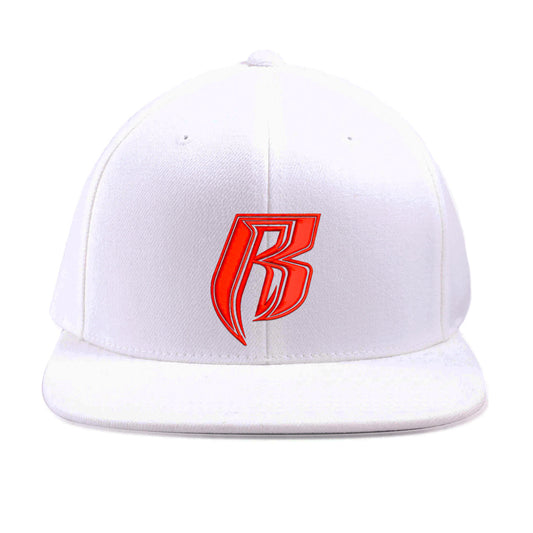 RR Icon Snapback Hat - White/Red