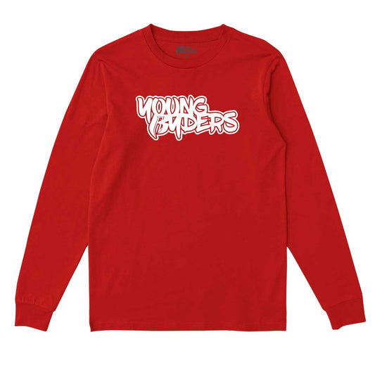Young Ryders Number 8 Long Sleeve T-Shirt - Red
